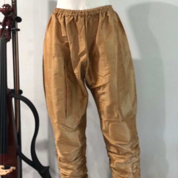 NWOT Golden Salwar Harem Pants - Picture 6 of 14